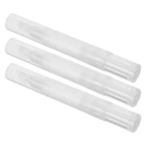 3pcs Empty Twist Cuticle Oil Pen Empty Twist Pen Foundation Twist Pen Foundation Empty Pen Nail Oil Tube Clear Nail Oil Pen