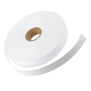 1 Roll Blank Clothing Labels for Garments, Fabric Tags, Neck Labels, Wash Care Instructions, Multipurpose Textile Tags