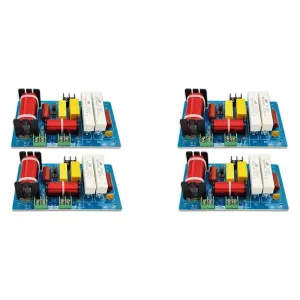 4Pcs PA-2A 2 Ways Speaker Crossover Treble + 450W Pure Subwoofer Frequency Divider Filters DIY for Home