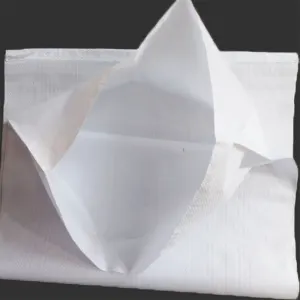 20-Pack White Woven Polypropylene Sandbags for Flood Control, Heavy Duty Outdoor Use and Erosion Prevention