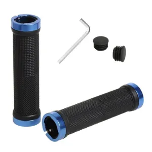 1 Pair Bicycles Handlebars Grip Light Weight Rubber Grip Bikes Antislip Handle Cover Sleeves for Cyclings Mountain Bikes