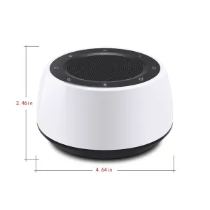 Noise Machine with 16 Soothing Sounds, 7 Color Night Light, Full Touch Control, 5-Speed Timer, Plug-in Baby Sleep Aid for Adults