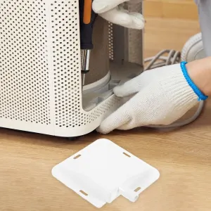 White Plastic Air Conditioner Condensate Tray, Universal, Durable, Easy Installation, Leak Proof