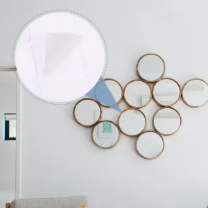 100pcs Transparent Double-Sided Tape for Home Decoration, Strong Adhesive White Acrylic, Traceless and Easy to Use