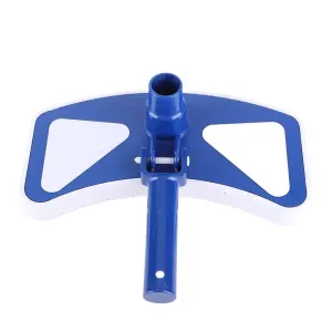 Swimming Pool Vacuum Head Brush, Crescent Shaped Suction Head with Soft Bristles, Pool Cleaning Tool for Walls and Floor, Lightweight Ergonomic Design