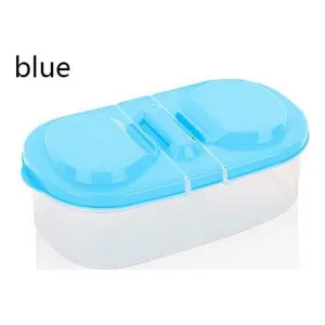 2-Compartment Snack Containers with Fit Lids - Reusable, Durable BPA -Free, Freezer and Dishwasher-Safe Meal Prep Food Storage, for Snacks On the Go for Work and Travel - (Purple)
