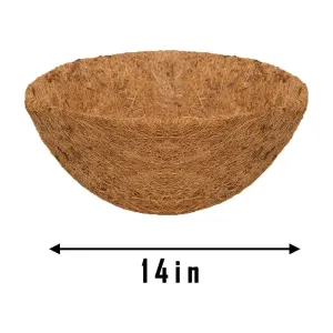 Hanging Planters Basket With Coco Coir Liner Outdoor-Hanging Baskets For Plants Outdoor,Window Box Planters,Hanging Flower Pots For Railings