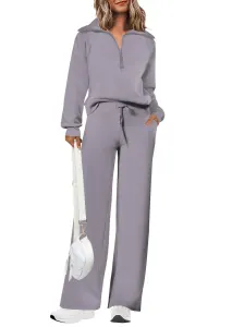 Women's 2-Piece Leisure Sweatsuit for Daily Wear, Lounging, Sports & Outdoor Activities