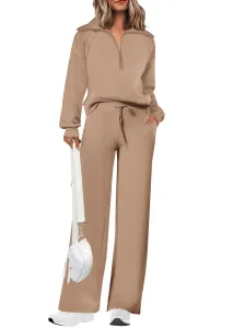 Women's 2-piece Casual Tracksuit, Ideal For Lounging, Working Out, Running Errands