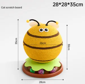 Little Bee Sisal Ball Cat Scratching Toy