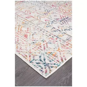 Oasis Multi Rug 290 x 200cm – Bohemian Tribal Style, Easy to Clean, Polypropylene