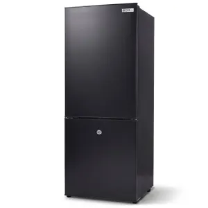 GECKO 139L Upright Portable Fridge / Freezer, 12V/24V for Motorhome, Tiny Home, Off-grid and Caravan, Black