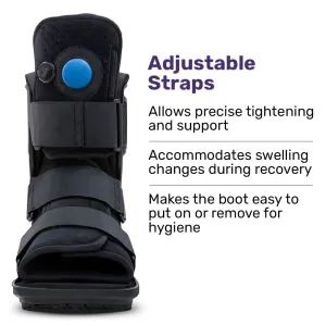 EQUIPMED CAM Walker Moon Boot – Medium, Foot Injury Support, Ankle Recovery, Adjustable Fit, Lightweight Walking Boot