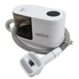 Furtastic 8-in-1 XL Pet Grooming Vacuum Kit 3L Dog & Cat Hair Trimmer Clipper Shedding Tool Set HEPA Filter