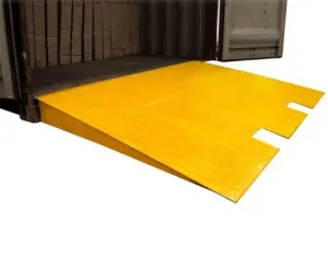 Kartrite 7 Tonne Heavy Duty Steel Shipping Container Ramp 1.2m x 2.3m Loading Ramp for Forklifts & Machinery