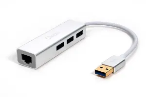 OXHORN USB-H3L USB 3.0 Hub+Gigabit LAN