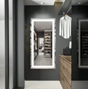 Interior Ave – 100 x 60cm Rectangle Frameless LED Bathroom Mirror