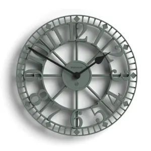 Newgate Warehouse Wall Clock-Asparagus Green