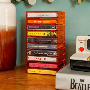 We Are Rewind Tape Storage Rack – Orange