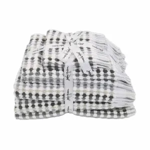 Jenny Mclean Pom Pom Cotton Set of 7 Towel Set – Grey Tones