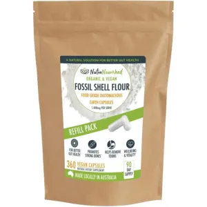 Organic Fossil Shell Flour Capsules - Refill Bag