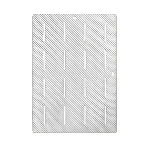 Bathroom Floor Mat Non Slip Shower Rug Soft Quick Dry Household Bath Carpet Mat - White