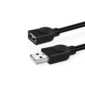 Usb Extension Data Cable 2.0 A Male To A Female Long Cord For Macbook & Computer