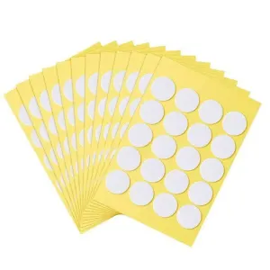 100 /200 Pcs Heat-Resistant Double-Sided Candle Wick Stickers for DIY Making