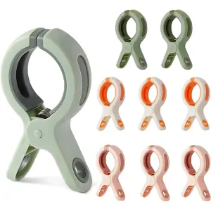 9 Pieces Clothes Drying Clips Windproof Anti Slip Large Clips for Laundry Drying