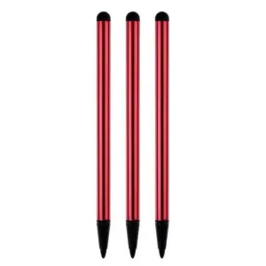 3X Universal Touch Screen Stylus Pen For Ipad Iphone Samsung Tab Lg Htc Pda – Red *3 Pcs