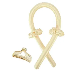 Heatless Curling Rod Headband Silk Curling Ribbon Hair Roller Lazy Curler Sets