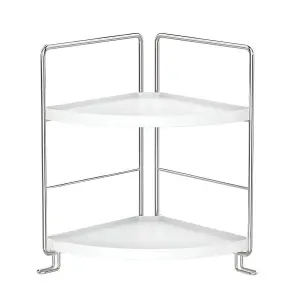 2 Tier Countertop Shelf Organizer Storage Rack for Kitchen Bathroom and Office