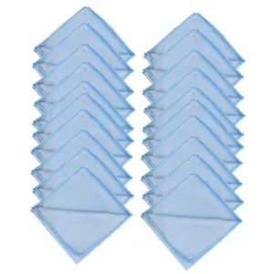 5/20 Pcs Microfibre Glass Cleaning Cloth Car Towel Window Dish Washing 40X40 Cm