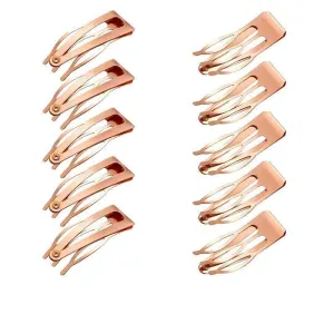 UP 30X Double-grip Hair Clips Metal Snap Barrettes Hair Styling Tool Women Girls