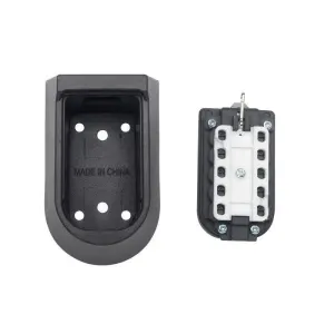 1X Outdoor Wall Mount Spare Key Safe Box Lock Holder Water Weather Proof New