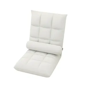 Floor Lounge Sofa Bed Chair with Lumbar Pillow Folding Adjustable Cushion