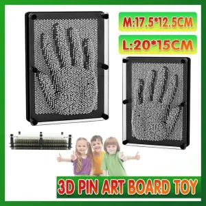3D Metal Pin Art Board Desk Toys Frame – M