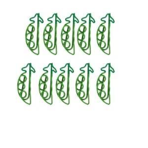 10x Colorful fruit Note Shape Paper Clips Bookmark Binder Office School Supplies – Pea