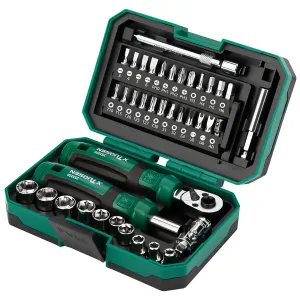 40 in 1 Ratchet Wrench and Screwdriver Kit For Mechanic DIY Car Repair Tool Set