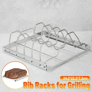 Beef Short Ribs Grill Barbecue Net Outdoor Grill Rack Cooking Meat Vegetables