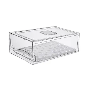 Kitchen Fridge Drawer Organiser Storage Boxes Refrigerator Storage Containers - 20cm