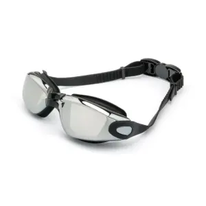 Unisex Swimming Goggles Waterproof Anti Fog Adjustable Swim Glasses for Men Women – Black