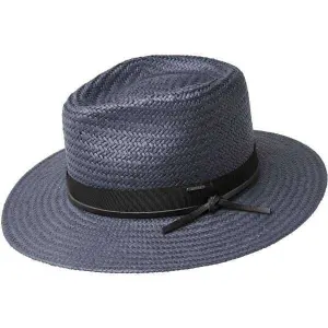 Bailey Mens Dreyer Paper Straw Hat Fedora Woven – Slate