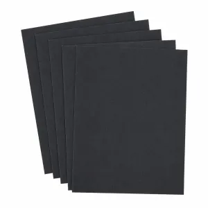 5x Waterproof Sandpaper 23x28cm (2x 100 Grit & 3x 150 Grit) Abrasive Sheets