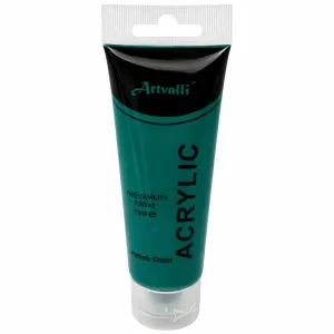 Acrylic Paint 75ml Tube Water Based Non Toxic Artist Craft – Phthalo Green