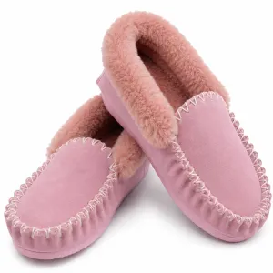 Sheepskin Merino Wool Moccasin Slippers Genuine UGG Slip On