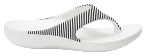 Alegria Womens Ode Flip Flop Thongs Summer Ultra-Lightweight Slip On – Stripes