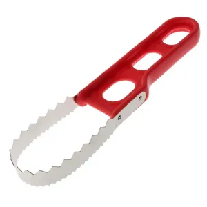 Ergonomic Premium Sturdy Fish Scaler Scaling Tool – Large (25cm Long)