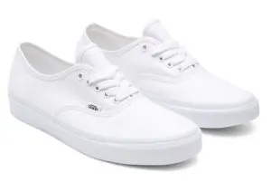 Vans Authentic Canvas Shoes Classic Skateboard Sneakers Casual – True White