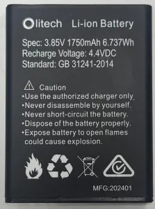 Olitech EasyFlip Smart Replacement Battery (Model Number: OLT2021-S-BT)